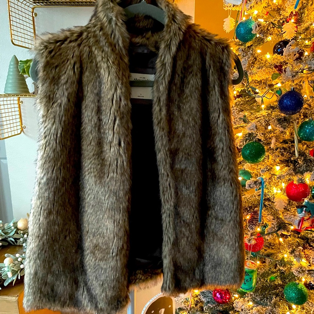 Abercrombie & Fitch fur vest